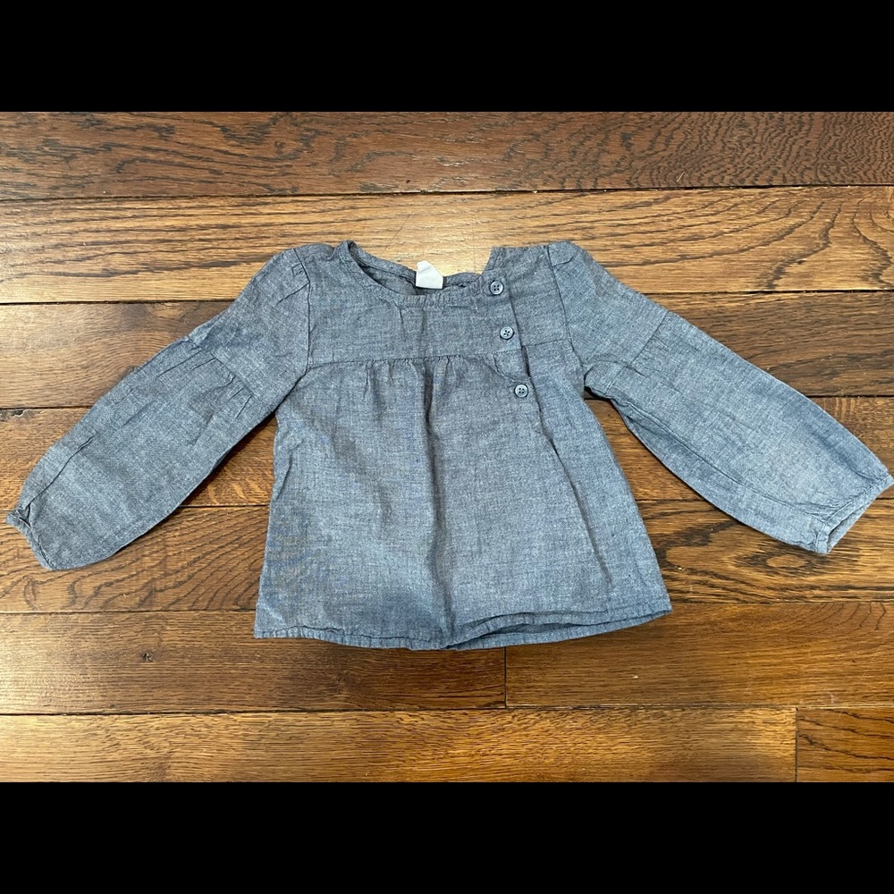 🌈 [Gap] Toddler long sleeve denim shirt